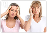 Irregular levels of progesterone in the body can lead to headaches.