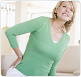 Backaches are physical side effects of low estrogen levels.