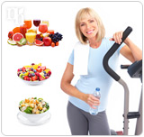Exercise and eating a well balanced diet are important in maintaining health.