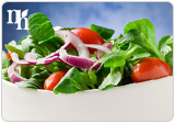 A salad for lunch is a suggested daily meal plan for lowering estrogen.