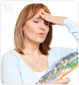 Hot flashes are caused by progesterone imbalance.