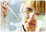 Bioidentical hormones are produced in a laboratory.